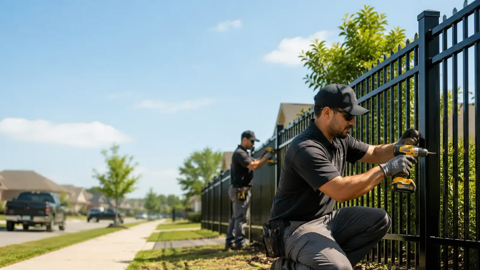 Metal Fence Installation in Closplint, KY